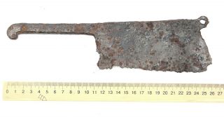 Ancient Rare Authentic Viking Medieval Iron Battle Dagger Knife 12 - 14th AD 3