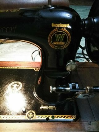 Rare Vintage The Westinghouse Electric Sewing Machine - Very W/ Case 3