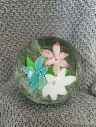 Dynasty Gallery Paper Weight Heirloom Collectible Art Glass