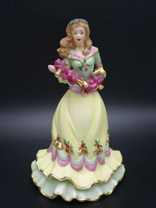 Exquisite 2009 Lenox " Holly " Christmas Princess Figurine Limited Edition