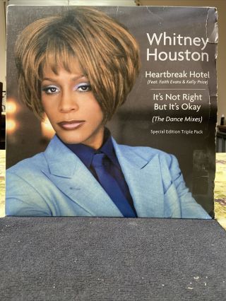 Whitney Houston - Heartbreak Hotel /it’s Not Right,  Dance Mixes 1999,  3 Lp’s