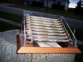 Vtg Snap On 80th Anniversary Gold Plated Tool Set In Display Case