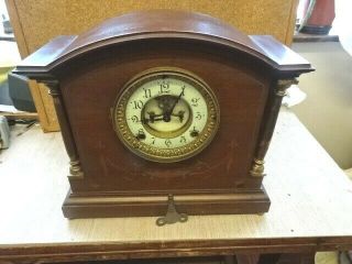 Antique Mantel Clock By Ansonia Clock Company Yorknot Fully Spares R