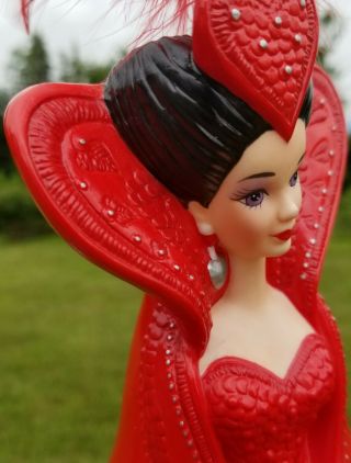 Vintage 1995 Mattel " Bob Mackie " Head Vase Queen Of Hearts 7 "
