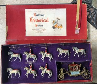 Vintage Britains Historical Series Coronation State Coach Majesty London England