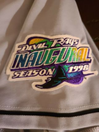 Vtg 90s Russell Athletic Tampa Bay Devil Rays Authentic MLB Jersey Mens 44 2