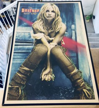 Britney Spears Tour 2001 Poster (frame Not) Vintage Large Hot