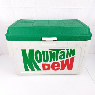 Vtg Coleman Mountain Dew Limited Edition Cooler Large Heavy Duty 25x17x14