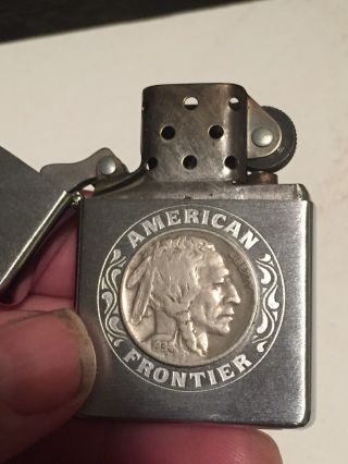 American Frontier Zippo,  Indian Head Nickel