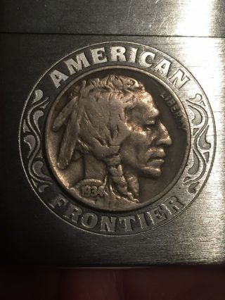 American Frontier Zippo,  Indian Head Nickel 3
