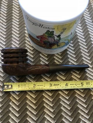 Vintage Early Carved Tracy Mincer The Doodler Imported Briar Estate Pipe