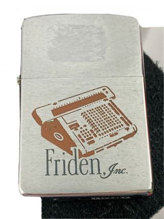 1962 Zippo Lighter Friden Inc - Calculators - Graphics