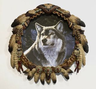 Hamilton Collector Plate “winter Majesty” By Al Agnew Protector Of The Wolf