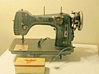 Vintage Very Rare Phoenix 82 German Sewing Machine And Attached