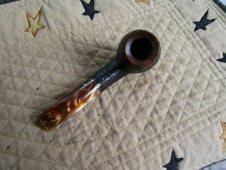 VINTAGE SMOKING TOBACCO PIPE ROMA LUCITE ITALY ESTATE FIND 17 2