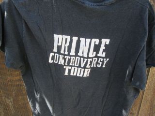 Prince Vintage Early 1982 Controversy Tour Security Crew T - Shirt