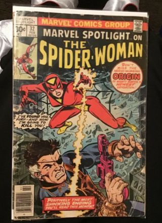 1977 The Spider Woman Vol 1 Issue 32 Comic Book