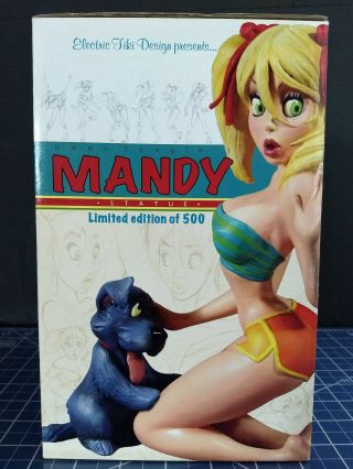 Dean Yeagle Mandy Resin Statue By Electric Tiki 304/500 Heavily
