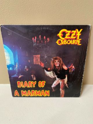 Vintage 1981 Ozzy Osbourne Diary Of A Madman Vinyl Lp Record