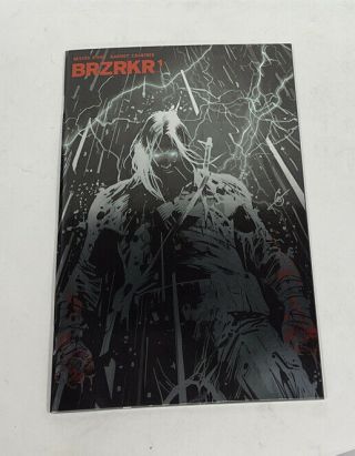 Brzrkr 1 2nd Print Garney Foil Variant Nm Optioned Netflix Movie Keanu Reeves