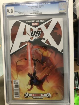 Avengers Vs X - Men 7 Cgc 9.  8 Ribic Variant Edition
