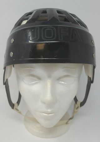 Vintage Jofa Black Gretzky Style Vm 51234 Hockey Helmet