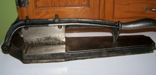 Antique/ Primitive Tobacco Cutter - Cast Iron By The Rogers Iron Co.