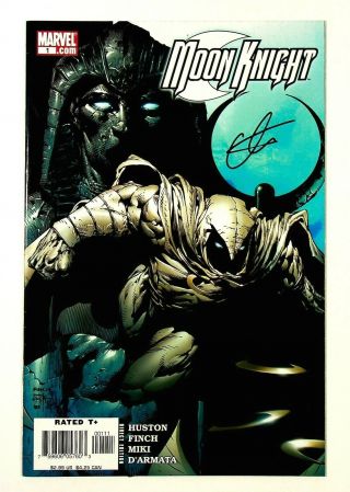 Moon Knight 1 Signed By Charles Huston Marvel Comics 2006