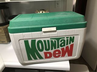 Vintage Coleman Mountain Dew Limited Edition Cooler Large Retro Rare 90s