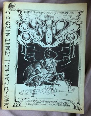 Vintage Fanzine Promethean Enterprises 2 - 1970 - Crumb Moscoso Griffin Spain