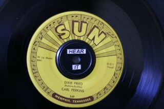 Carl Perkins " Dixie Fried " Classic Rockabilly/ Country On Sun (vg, ) Hear