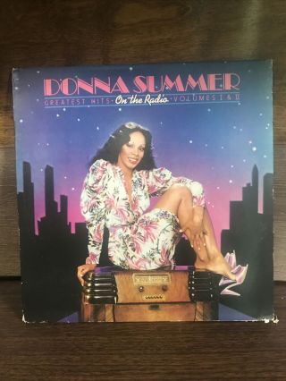 Donna Summer Greatest Hits On The Radio Volumes 1 & 2 Lp Comes With Poster