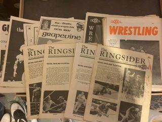 Nwa Vintage Wrestling Programs (43) Miami Beach 1971 - 1975 W/4 Signed