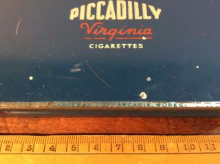 Empty Piccadilly Virginia Cigarettes Tobacco Tin Australian 2