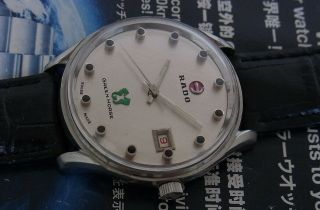 & Rare Vintage Rado Green horse Automatic 25 jewels swiss made watch 2