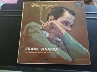 Frank Sinatra Where Are You Capitol 855 Lp Album 1st Press Black Label