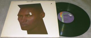 Grace Jones Living My Life 1982 Island 90018 - 1 Vinyl Lp Sly Robbie Poster Inner