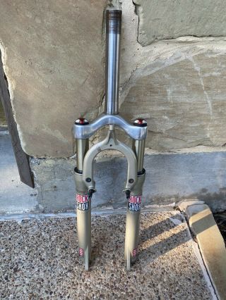 Vintage Rockshox Judy Xc 26” Suspension Fork 1 1/8 " Mtb Perfect W/extra Parts