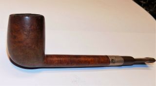 Vintage Briar Tobacco Pipe Century Old Italy/canadian Sterling Silver 6.  5 " Lloyd