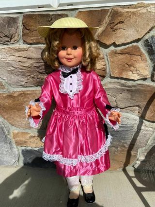 Vintage 34 " Vinyl Shirley Temple Playpal Doll,  By Dolls,  Dreams & Love