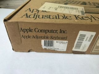Vintage Apple Adjustable Keyboard M1242LL/A with Numerical Keyboard Extension 2