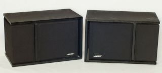 Vintage Bose 301 Series Iii Direct Reflecting Bookshelf Speakers Pair - Black