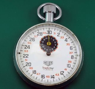 Vintage Heuer Stop Watch Sport Event Counting Timer Nos