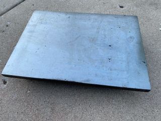 Vintage Machine Shop Cast Iron Surface Inspection Plate,  Great Shape