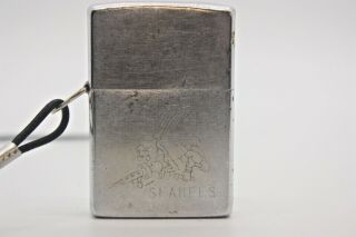 1978 Lossproof Seabees Zippo With Lanyard