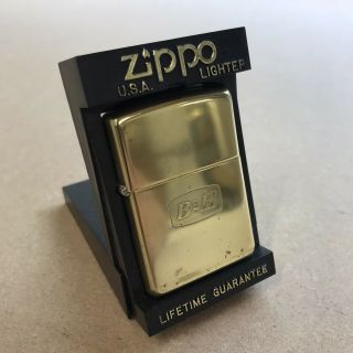B&h Brass Zippo Lighter.  1996.  Hardly.  Benson Hedges