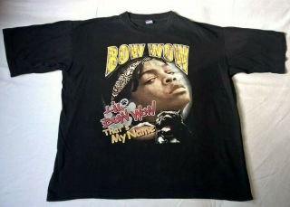 Vintage 2000 Hip Hop Rap Double Sided Lil Bow Wow T - Shirt Snoop Dogg,  J.  Dupri L