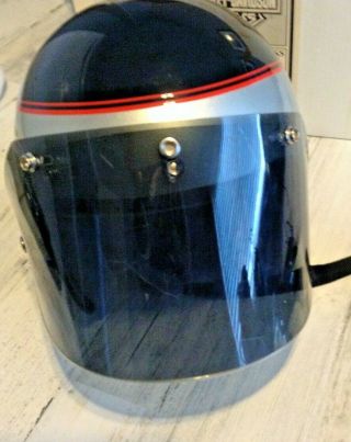 Vintage Motorcycle Racing Helmet Harley Davidson 80 