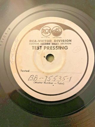 Frances Langford Moon Song Bluebird Vinyl Test Pressing 1933 E,