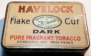 Havelock Flake Cut Dark Tobacco Tin.  Imperial Tobacco Co Wellington Zealand